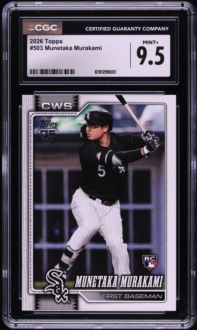 2026 Topps Munetaka Murakami ROOKIE #503 CGC 9.5 MINT+