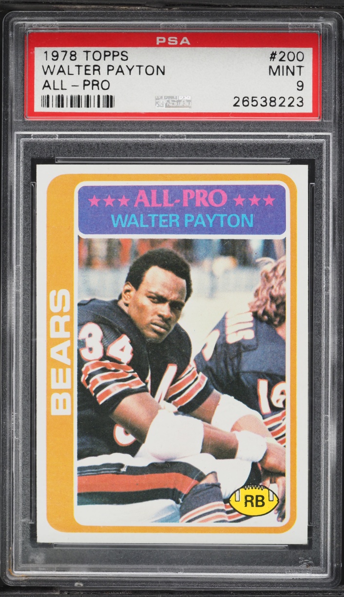 1978 Topps All Pro Walter Payton #200 PSA 9 MINT