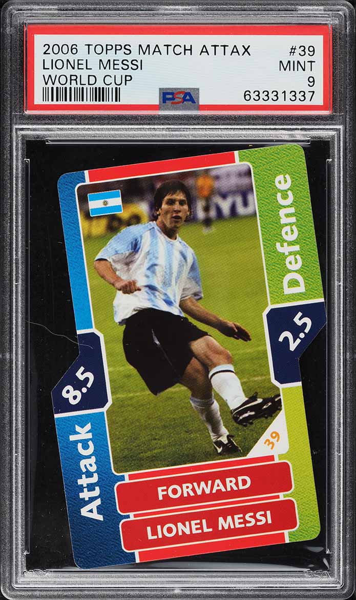 messi W杯 psa鑑定済カード panini 2006 他 2006 Panini FIFA World Cup Germany Lionel Messi #47 for sale