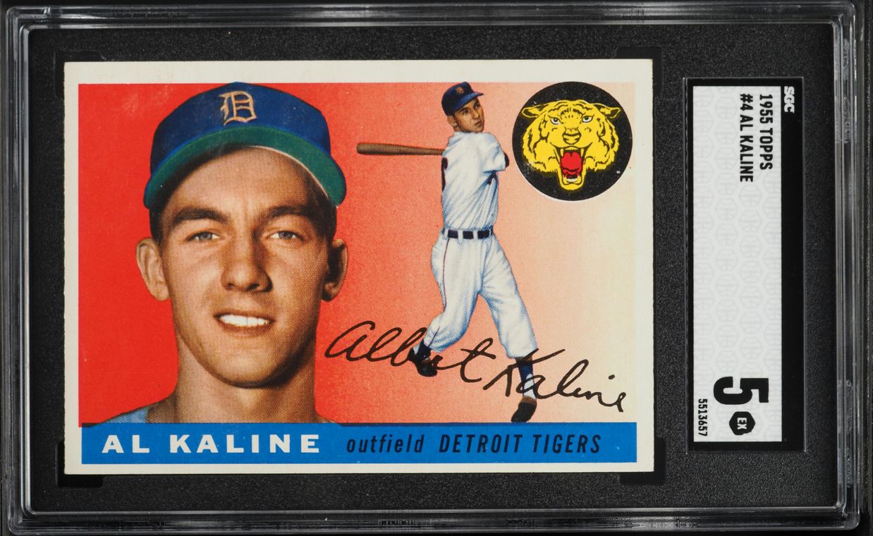 1955 Topps Al Kaline #4 SGC 5 EX