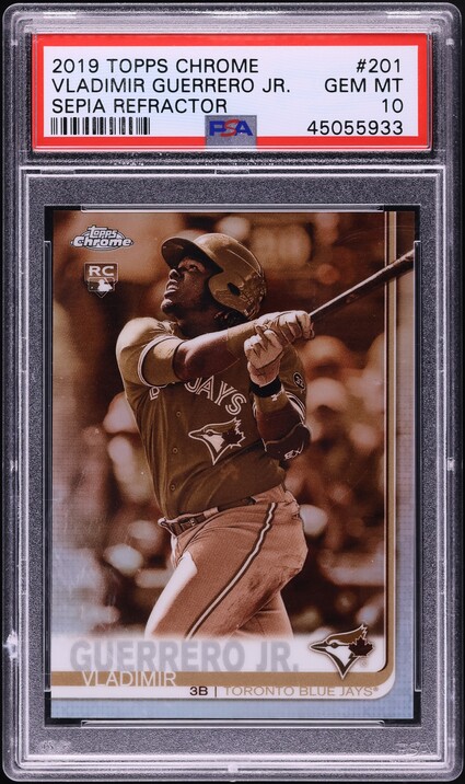 【PSA10】Guerrero Jr. 2019 Topps Chrome RC 2019 Topps Chrome Refractor Vladimir Guerrero Jr. ROOKIE