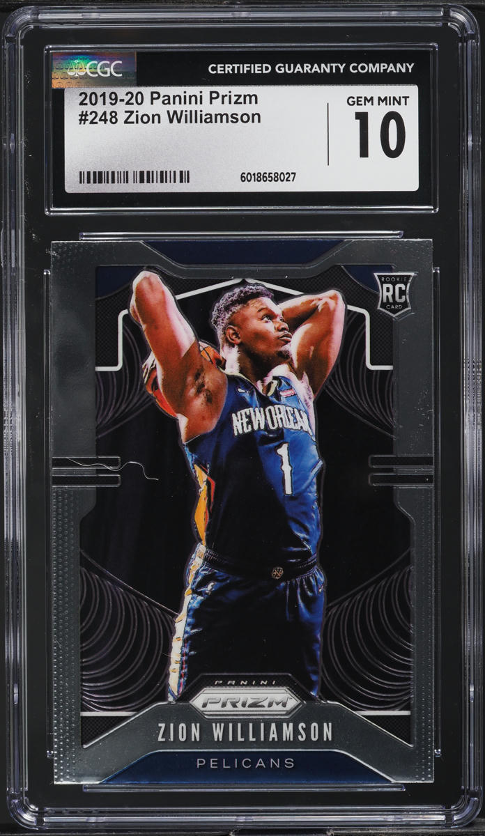 2019 Panini Prizm Zion Williamson ROOKIE #248 CGC 10 GEM MINT