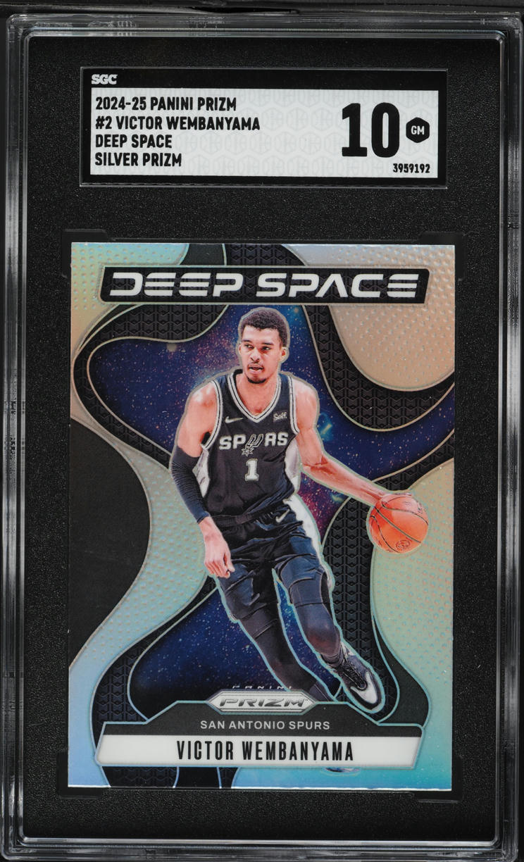 2024 Panini Prizm Deep Space Silver Victor Wembanyama #2 SGC 10 GEM MINT