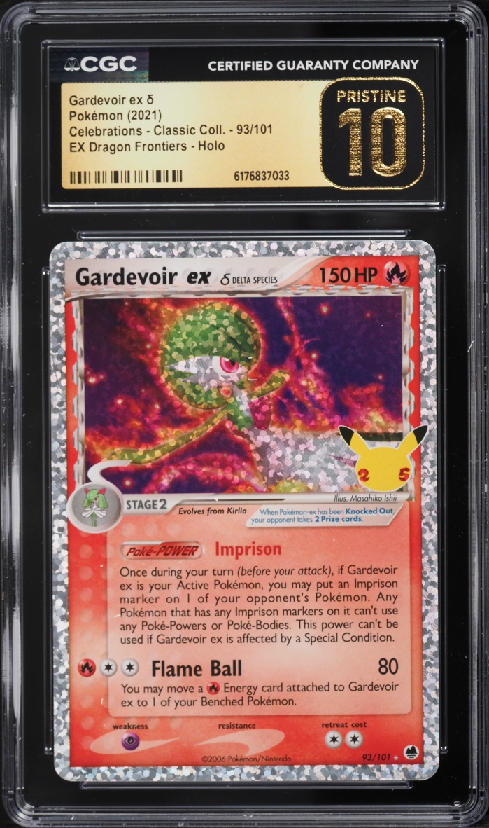 2021 Pokemon SWSW Celebrations Classic Collection Holo Gardevoir EX #93 CGC 10 PRISTINE