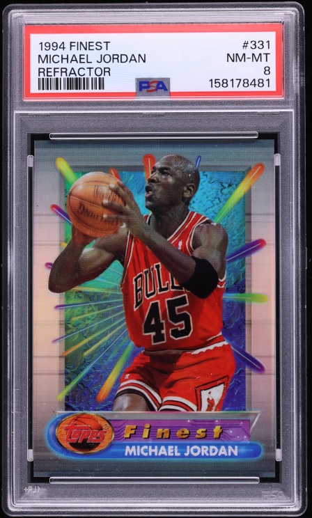 1994 Finest Refractor Michael Jordan #331 PSA 8 NM-MT
