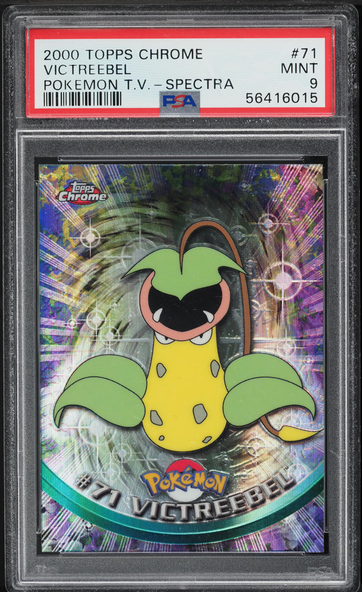 2000 Topps Chrome Pokemon Series 1 Spectra Victreebel #71 PSA 9 MINT