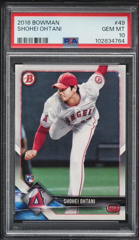 2018 Bowman Platinum With Glove Sky Blue Shohei Ohtani