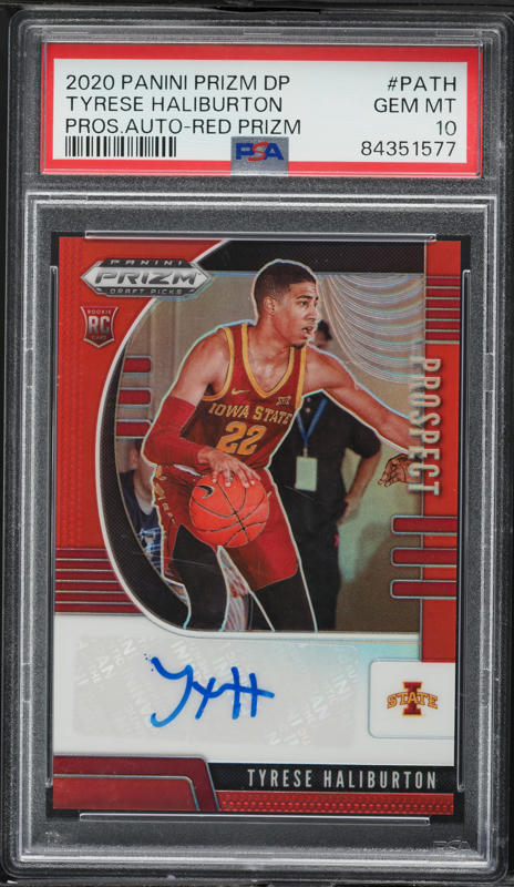 その他 Tyrese Haliburton RC Prizm Auto PSA10 Tyrese Haliburton RC Prizm Auto PSA10 Tyrese Haliburton 2020 Prizm