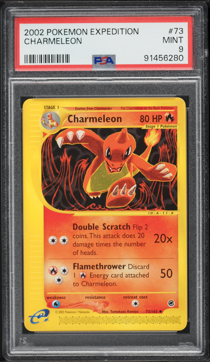 2002 Pokemon Expedition Charmeleon #73 PSA 9 MINT