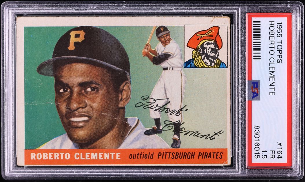 1955 Topps Roberto Clemente ROOKIE #164 PSA 1.5 FR