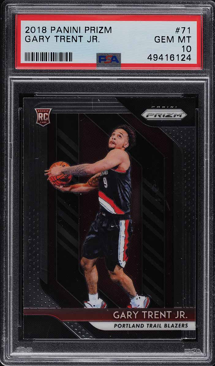 2018 Panini Prizm Gary Trent Jr. ROOKIE #71 PSA 10 GEM MINT