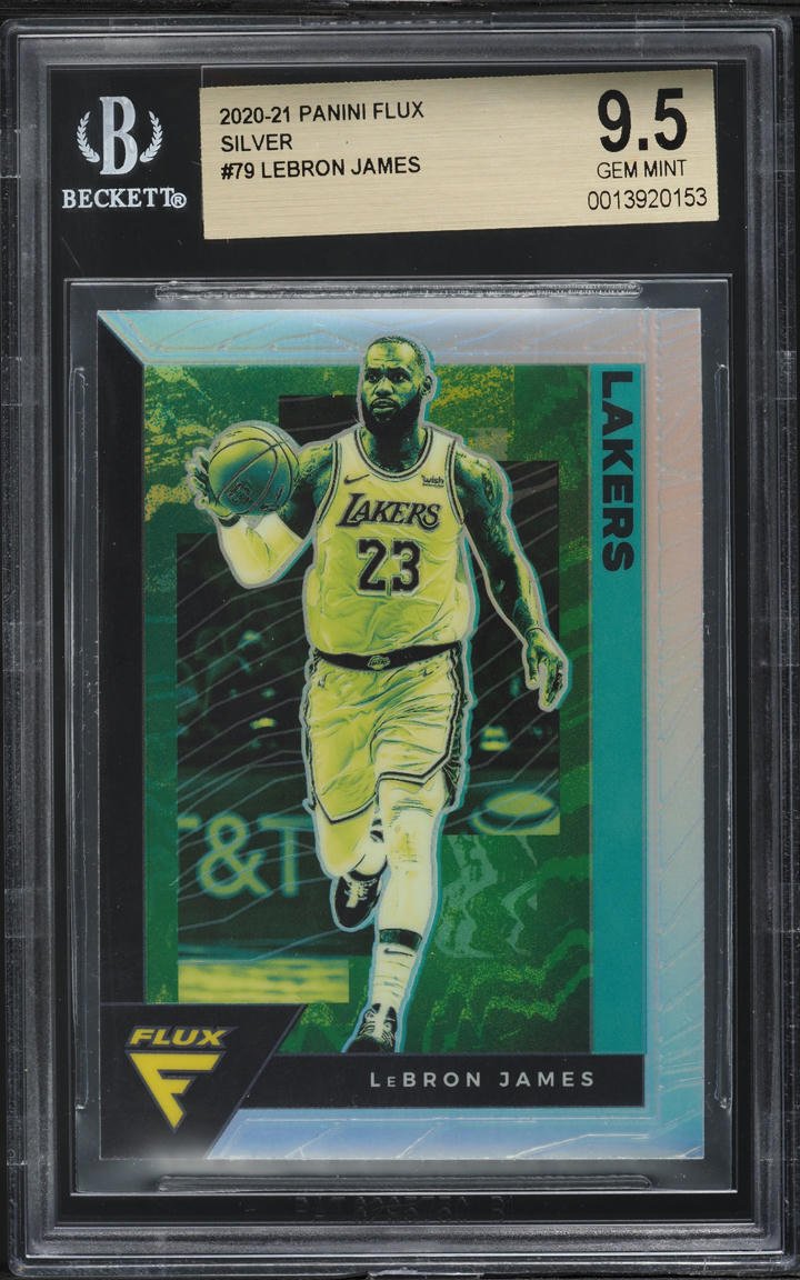 2020 Panini Flux Silver LeBron James #79 BGS 9.5 GEM MINT