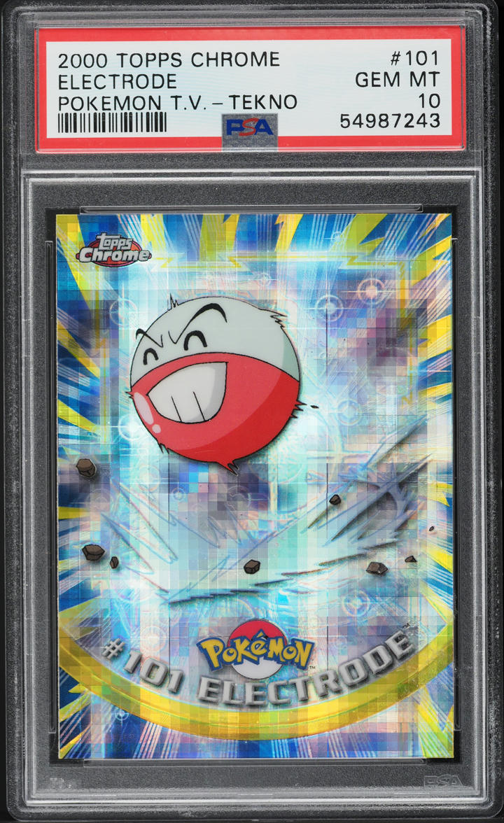 2000 Topps Chrome Pokemon Series 2 Tekno Electrode #101 PSA 10 GEM MINT