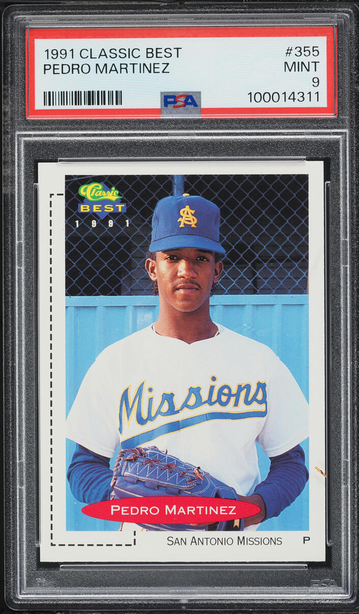 1991 Classic Best Pedro Martinez ROOKIE #355 PSA 9 MINT