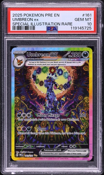 2025 Pokemon SV Prismatic Evolutions Special Illustration Rare