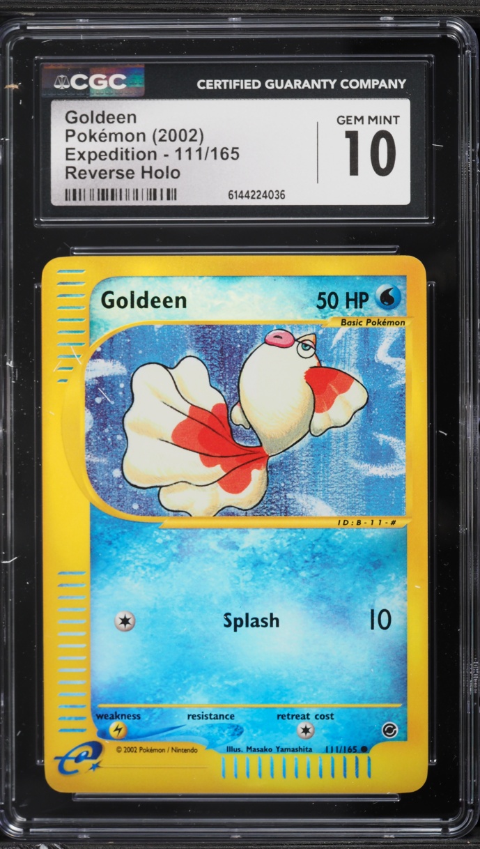 2002 Pokemon Expedition Reverse Holo Goldeen #111 CGC 10 GEM MINT