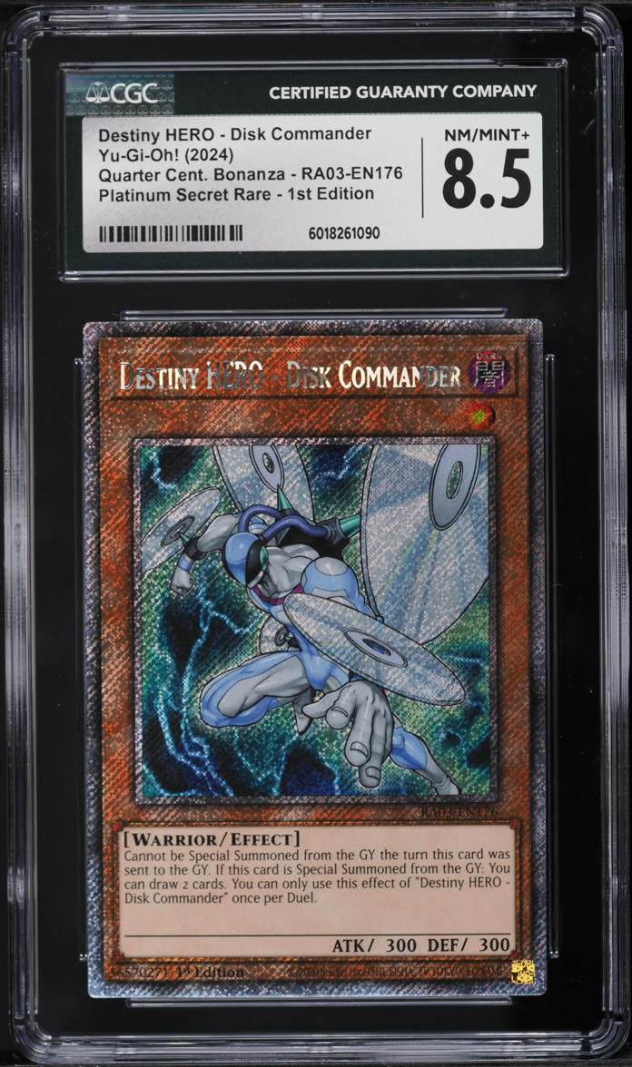 2024 Yu-Gi-Oh! RA03 1st Edition Destiny HERO Disk Commander #RA03-EN176 ...