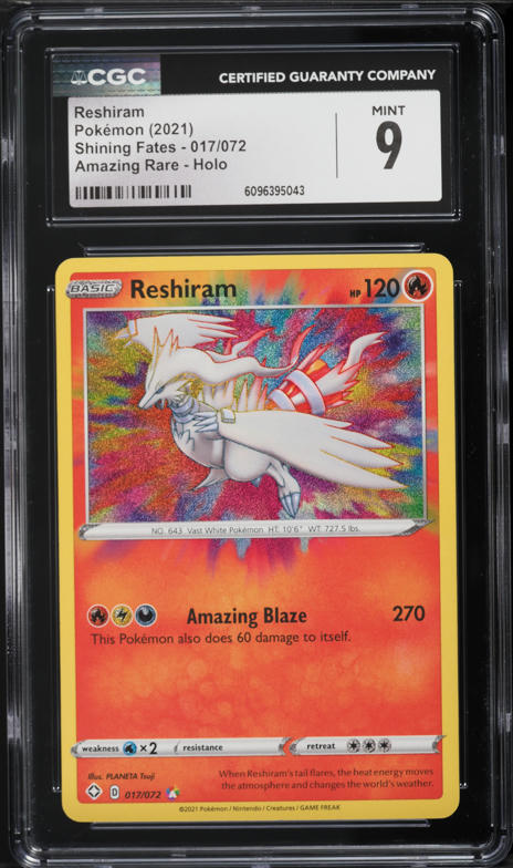 2021 Pokemon Japanese 25th Anniversary Collection Reshiram #010