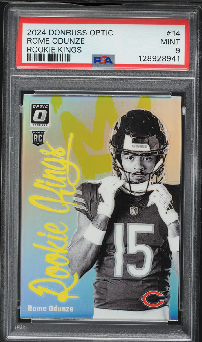 2024 Donruss Optic Kings Rome Odunze ROOKIE #14 PSA 9 MINT