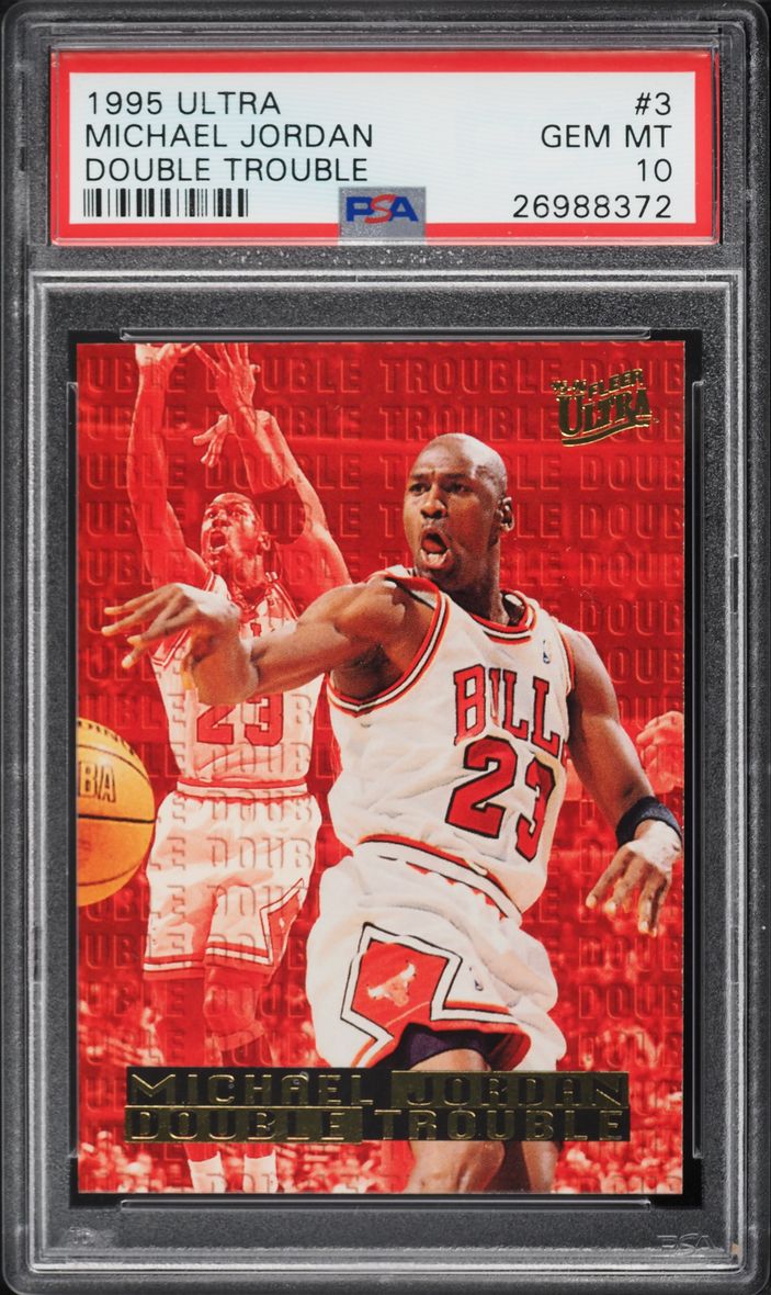 1995 Ultra Double Trouble Michael Jordan #3 PSA 10 GEM MINT