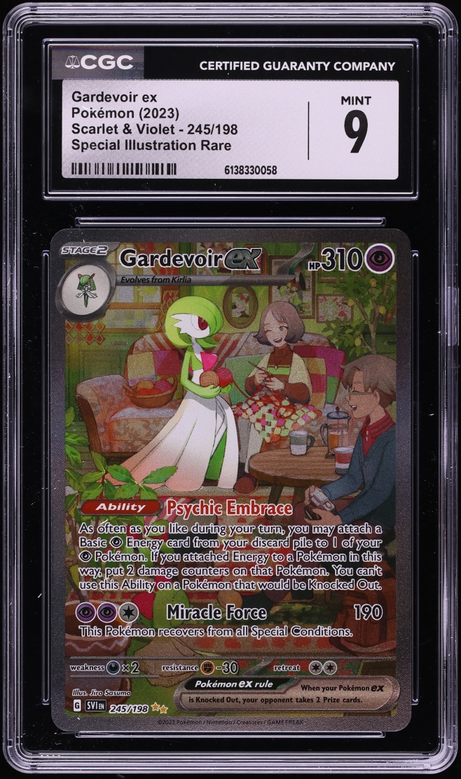 2023 Pokemon Scarlet & Violet SIR Gardevoir EX #245 CGC 9 MINT