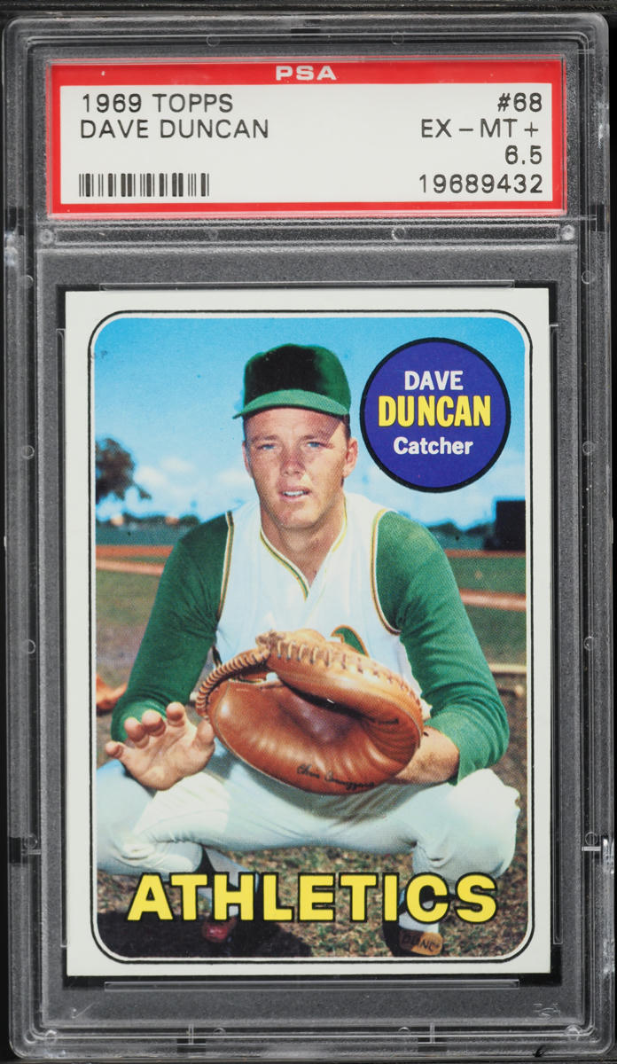 1969 Topps Dave Duncan #68 PSA 6.5 EXMT+