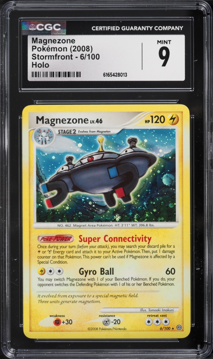 2008 Pokemon Diamond & Pearl Stormfront Holo Magnezone #6 CGC 9 MINT