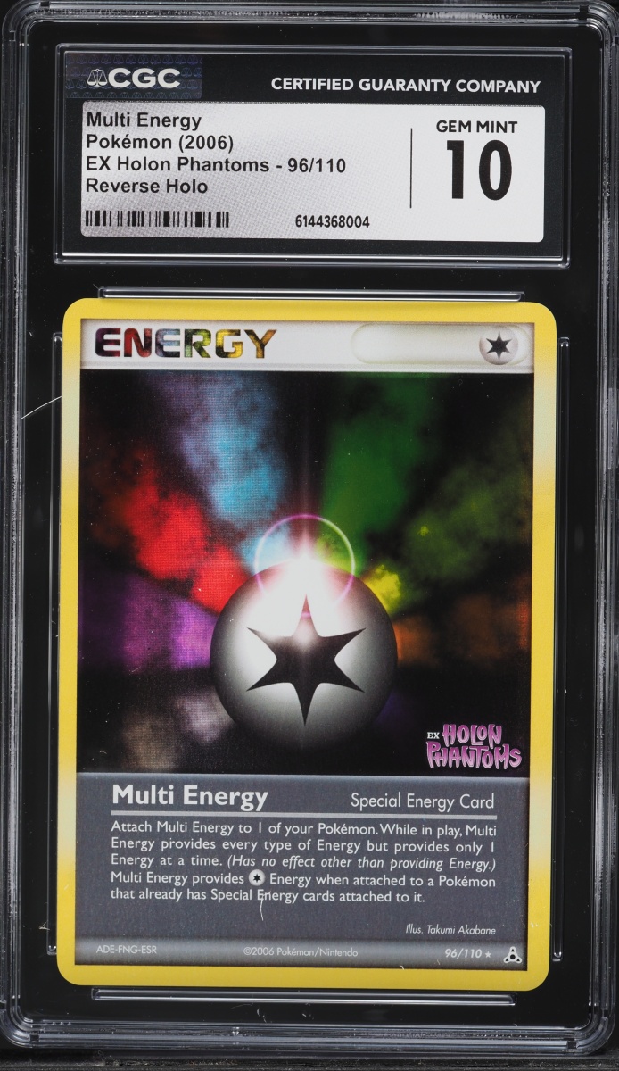 2006 Pokemon EX Holon Phantoms Reverse Holo Multi Energy #96 CGC 10 GEM MINT