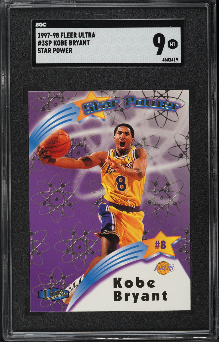1997 Fleer Ultra Star Power Kobe Bryant #3SP SGC 9 MINT - Main Image