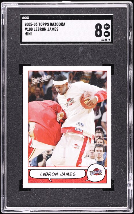 2004 eTopps Basketball Lebron James /2000 #33 PSA 9 MINT on
