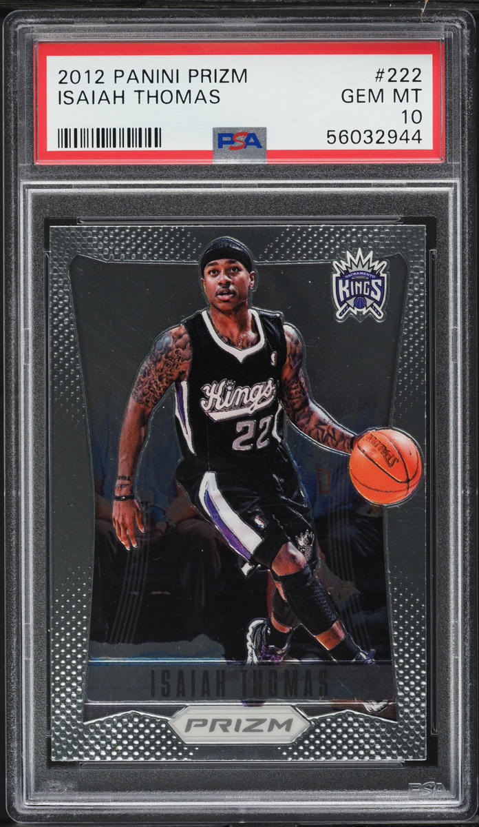 2012 Panini Prizm Isaiah Thomas ROOKIE #222 PSA 10 GEM MINT