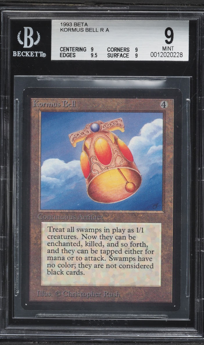 1993 Magic The Gathering MTG Beta Kormus Bell BGS 9 MINT