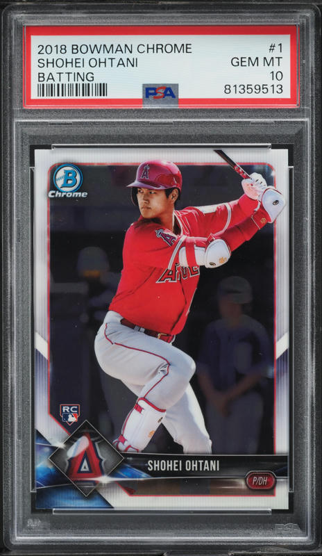 2018 Bowman Shohei Ohtani ROOKIE #49 CGC AUTH on Fanatics Collect