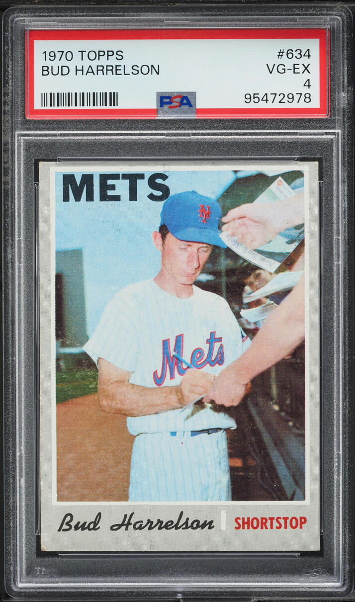 1970 Topps Bud Harrelson #634 PSA 4 VGEX