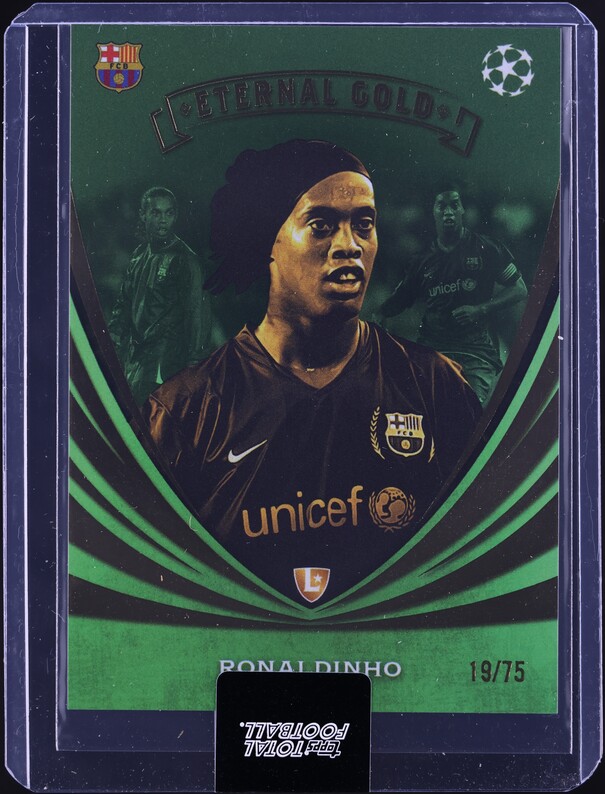 Topps TOTAL FOOTBALL ロナウジーニョ　1/1 RONALDINHO TOPPS TOTAL FOOTBALL 20224 2025 #117 BARCELONA 18