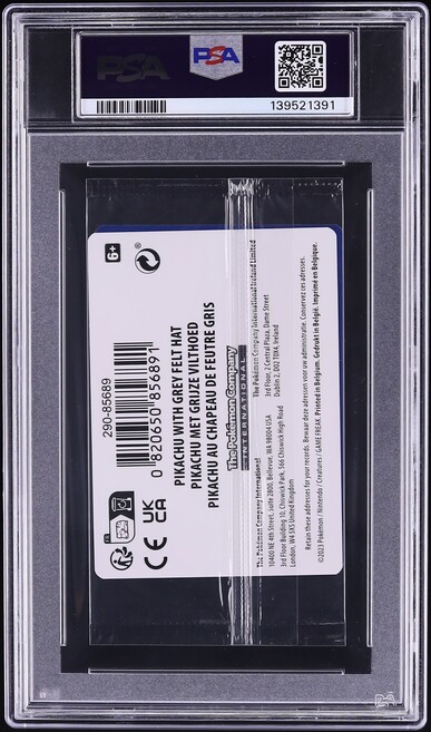2023 Pokemon SV Promo Sealed Van Gogh Full Art Pikachu With Grey Felt Hat #85 PSA 10 GEM MINT
