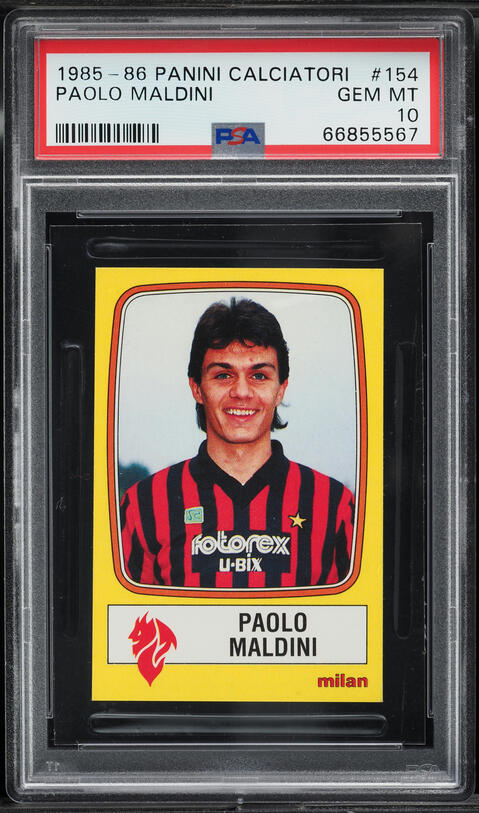 1993 Upper Deck World Cup Soccer English Spanish Paolo Maldini