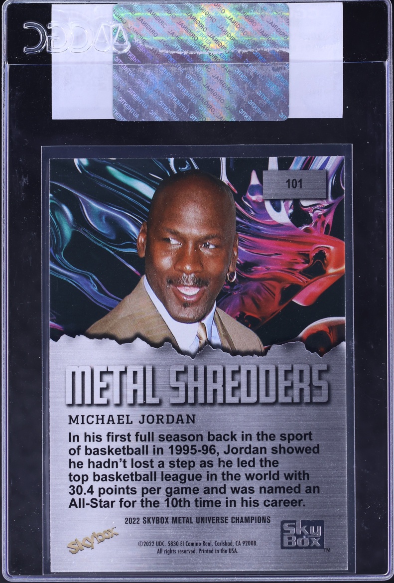 2022 Metal Universe Champions Michael Jordan #101 CGC AUTH