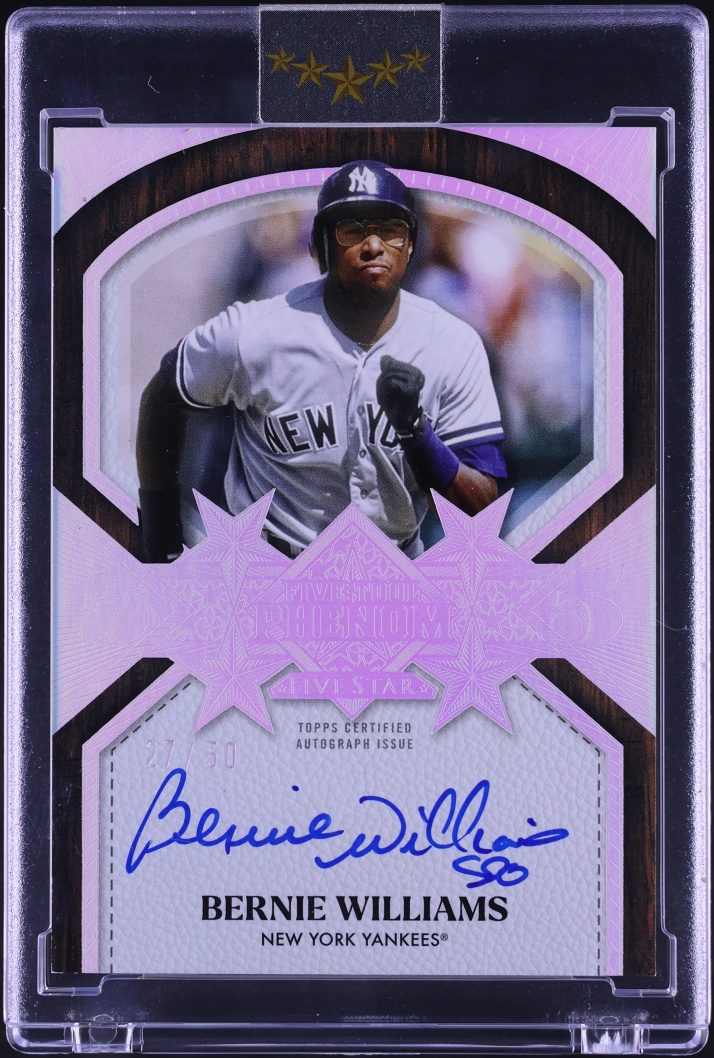 2025 Topps Five Star Five Tool Phenom Bernie Williams AUTO /50 #FTPA-BW
