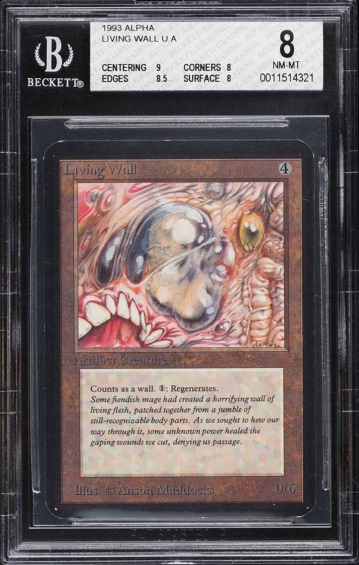 1993 Magic The Gathering MTG Alpha Dual Land Taiga R L PSA 10 GEM