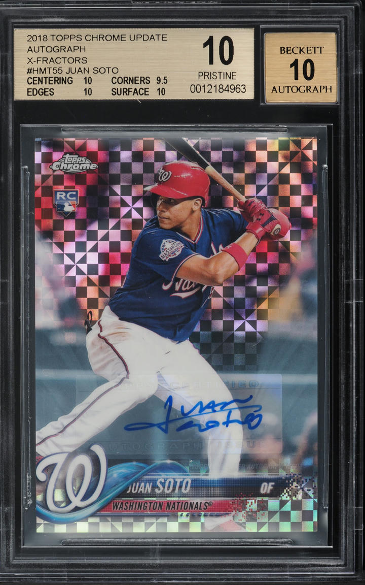 2018 Topps Update Batting Juan Soto ROOKIE #US300 PSA 10 GEM MINT