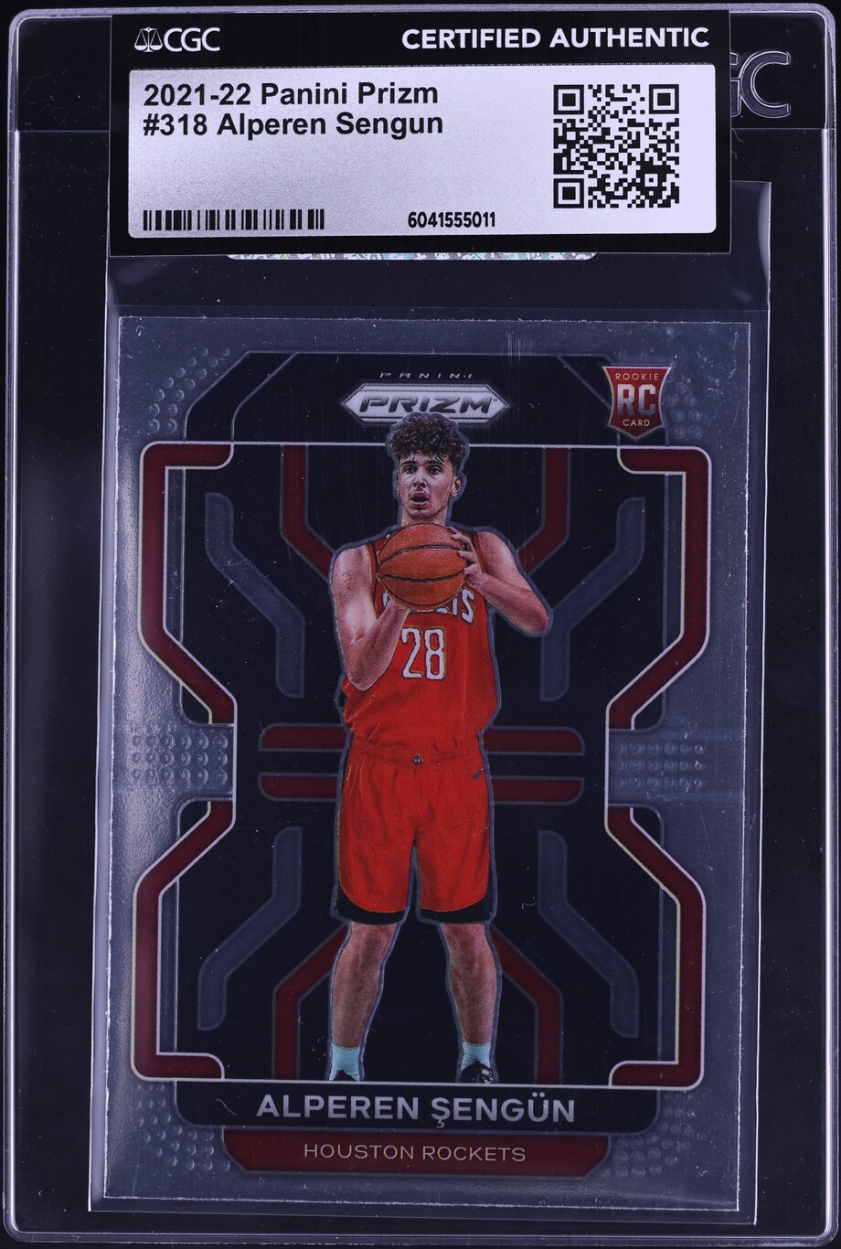 2021 Panini Prizm Alperen Sengun ROOKIE #318 CGC AUTH