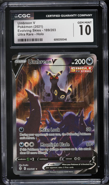 2021 Pokemon Japanese Sword & Shield Eevee Heroes Umbreon V #47