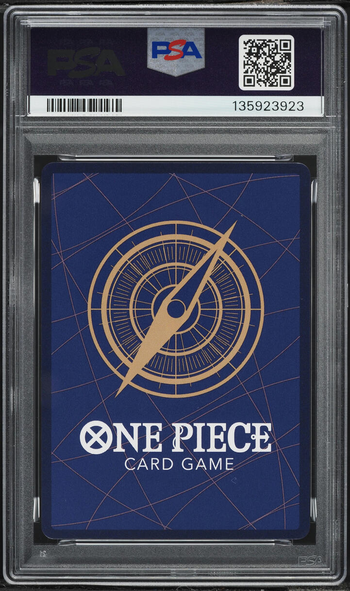 2025 One Piece Championship Top Player Pack Champion SR Monkey D. Luffy #OP07-109 PSA 10 GEM