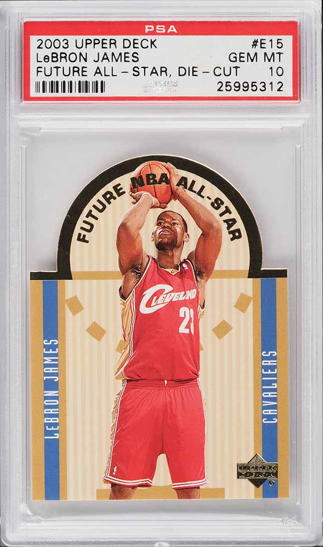 2003 Upper Deck Future All-Star Die-Cut LeBron James ROOKIE RC