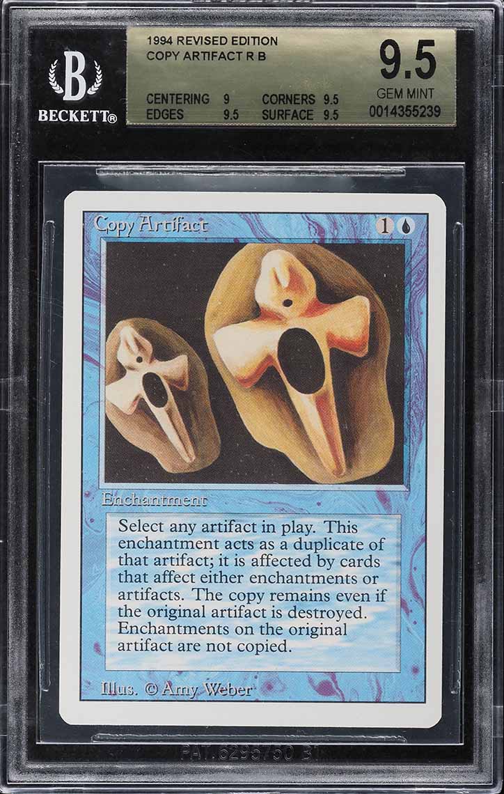 1994 Magic The Gathering MTG Revised Edition Copy Artifact R B BGS