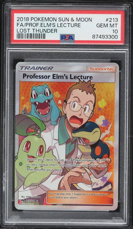 2018 Pokemon Japanese SM Super Burst Impact Full Art Professor