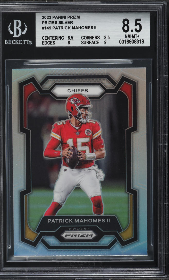 2023 Panini Prizm Silver Patrick Mahomes II #149 BGS 8.5 NM-MT+