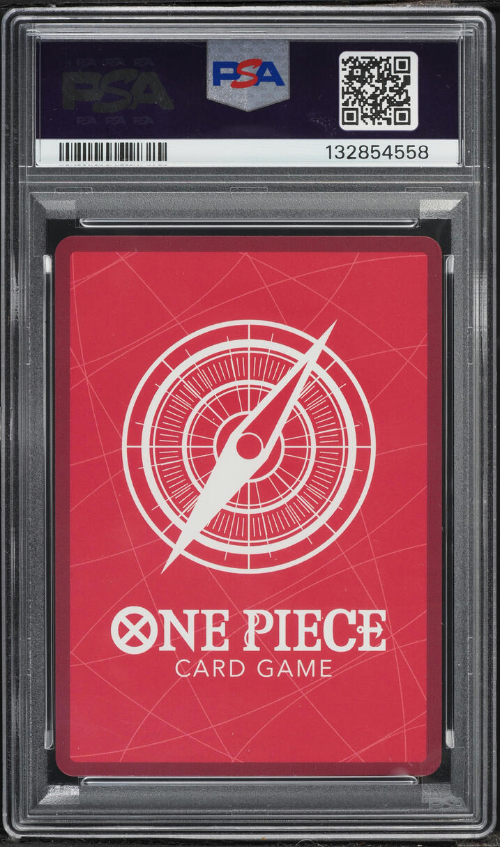 2025 One Piece PSA Magazine Exclusive Alt Art Leader Shanks #OP09-001 PSA 8 NM-MT
