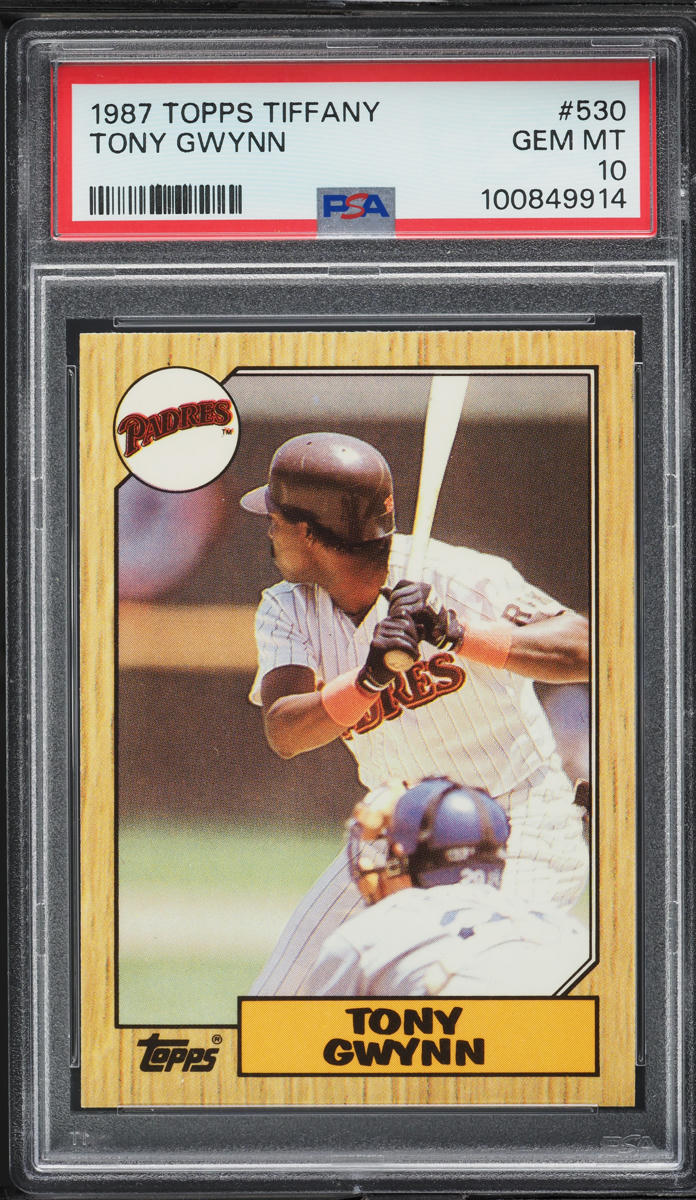 1987 Topps Tiffany Tony Gwynn #530 PSA 10 GEM MINT